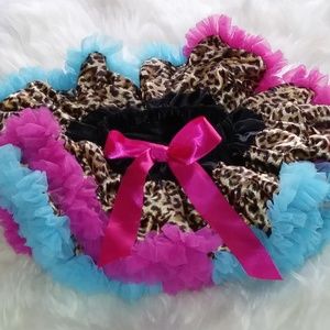 NWT Boutique Leopard print photo prop pettiskirt